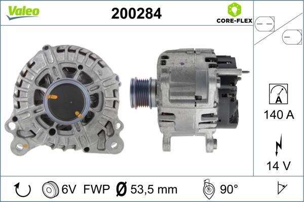 Alternador VALEO ref. 200284