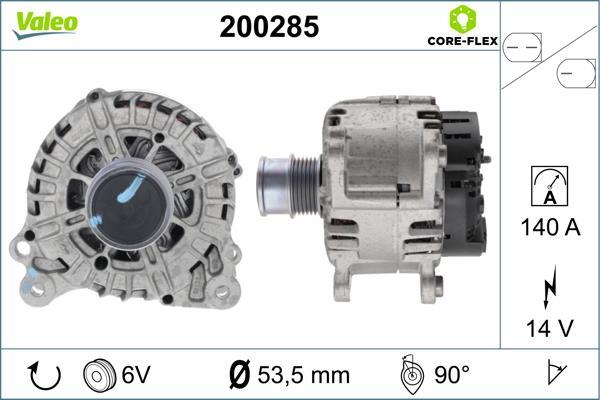 Alternador VALEO ref. 200285