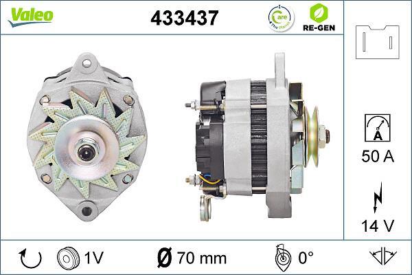 Alternateur VALEO ref. 433437