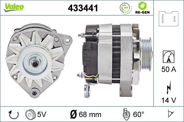Alternateur VALEO ref. 433441