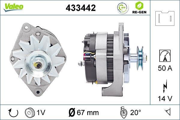 Alternateur VALEO ref. 433442