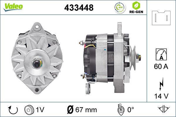 Alternateur VALEO ref. 433448