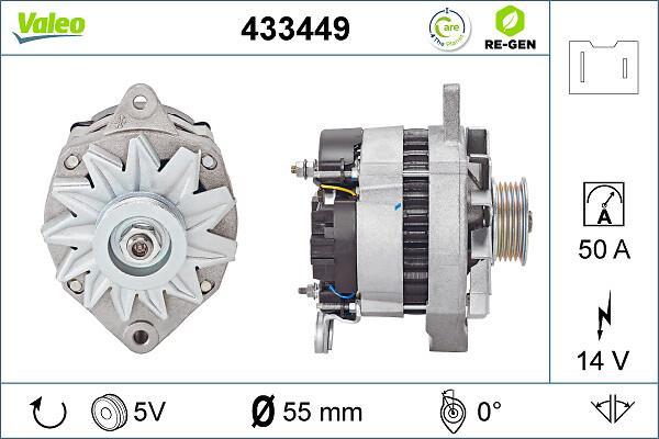 Alternateur VALEO ref. 433449