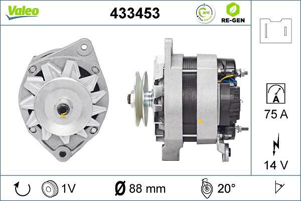 Alternateur VALEO ref. 433453