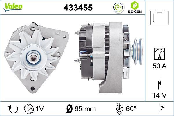 Alternateur VALEO ref. 433455