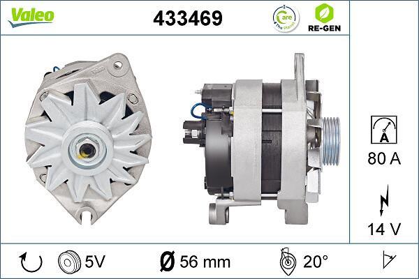 Alternateur VALEO ref. 433469