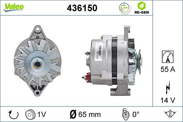 Alternateur VALEO ref. 436150
