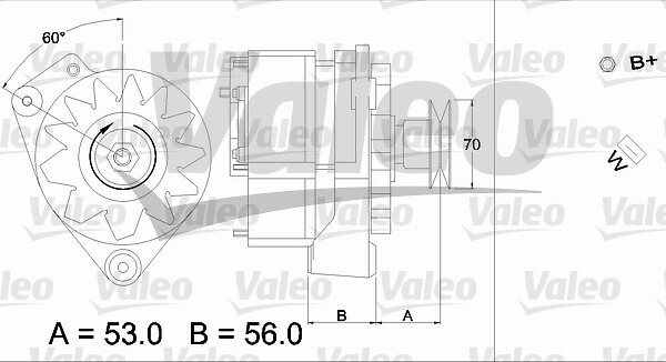 Alternateur VALEO 436191