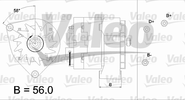 Alternateur VALEO 436211