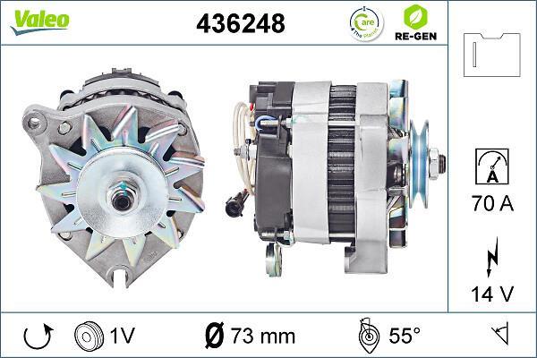Alternateur VALEO ref. 436248