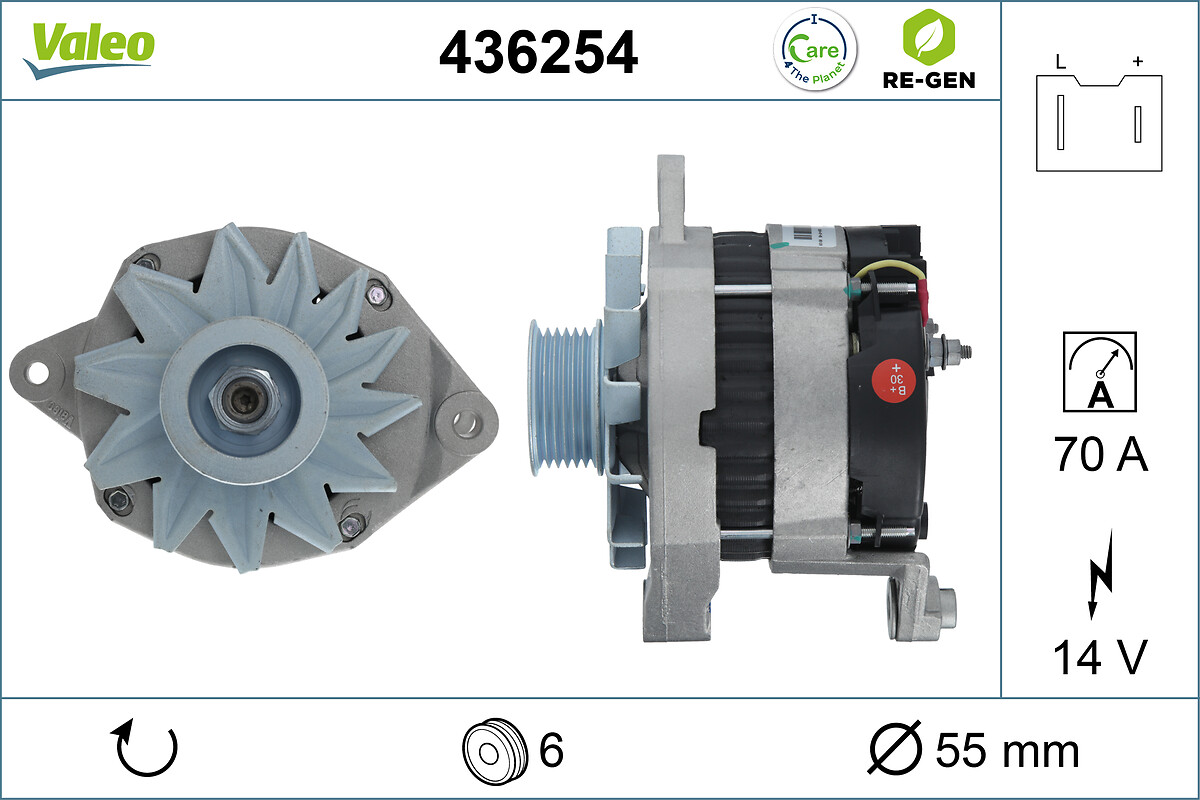 Alternateur VALEO ref. 436254
