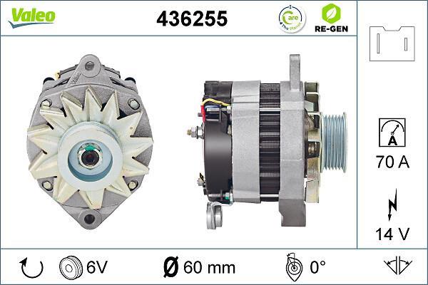 Alternateur VALEO ref. 436255