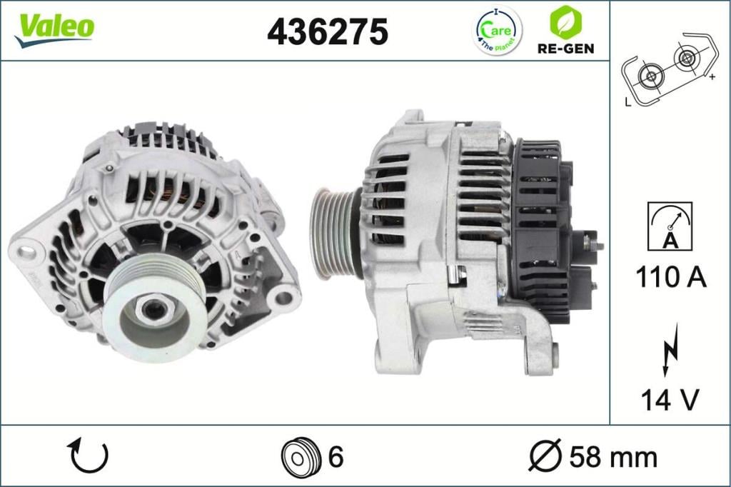 Alternateur VALEO 436275