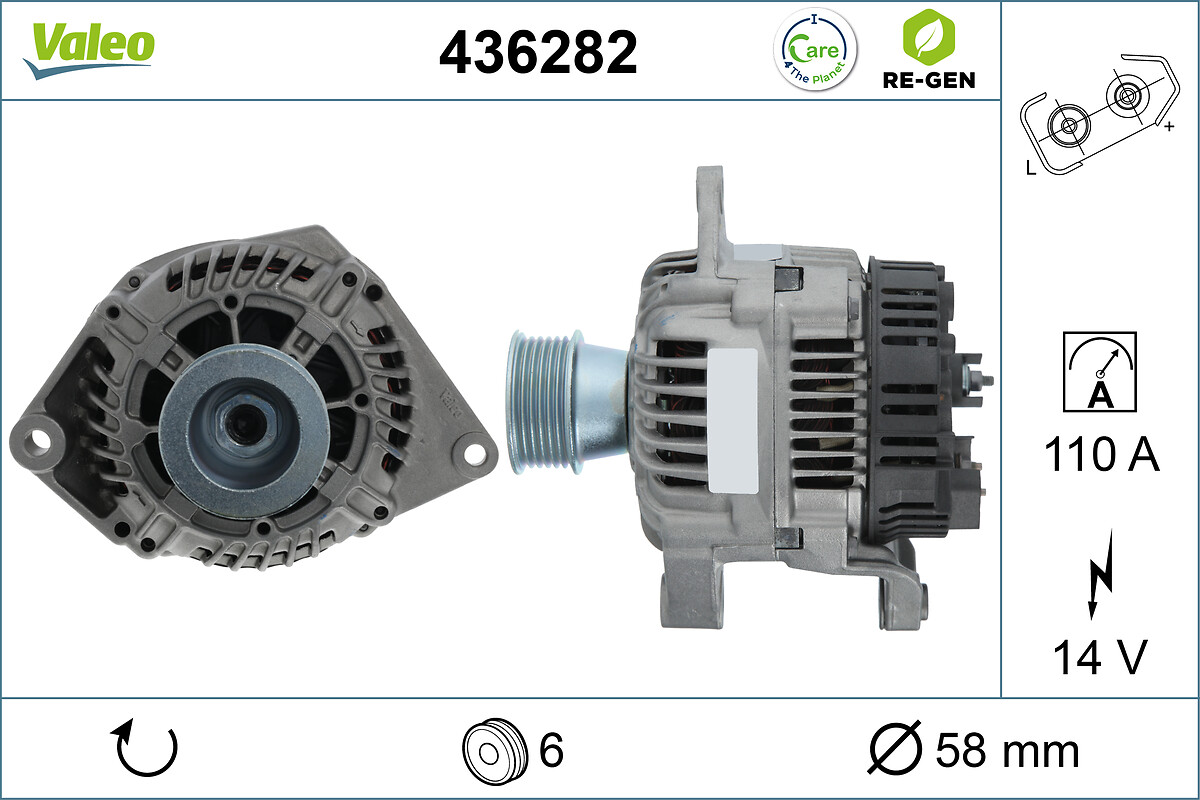 Alternateur VALEO 436282