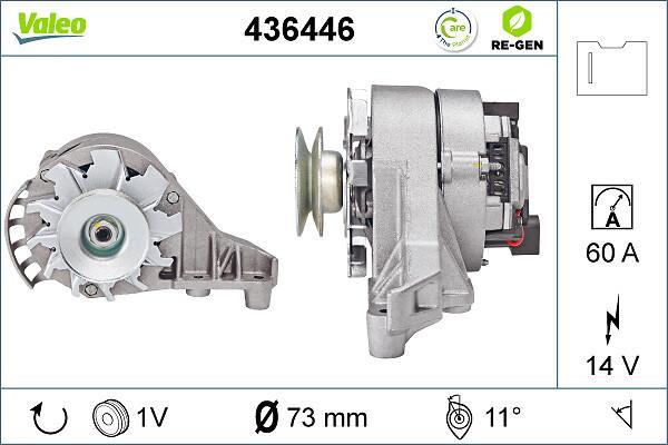 Alternateur VALEO ref. 436446