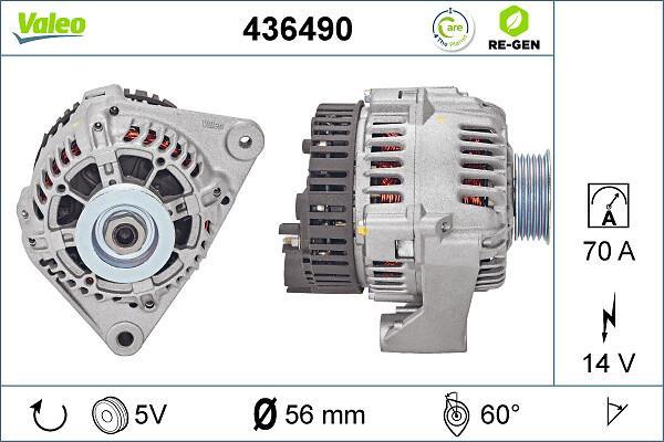 Alternateur VALEO ref. 436490