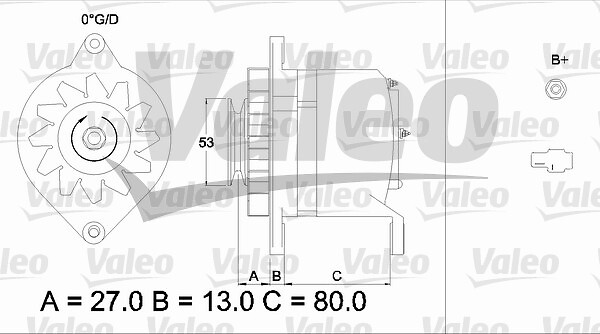 Alternateur VALEO ref. 436507