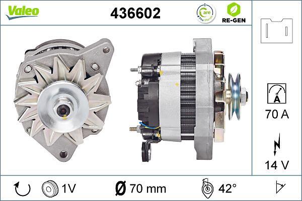 Alternateur VALEO ref. 436602