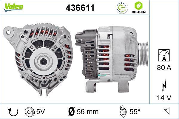 Alternateur VALEO ref. 436611