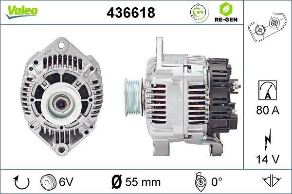 Alternateur VALEO ref. 436618