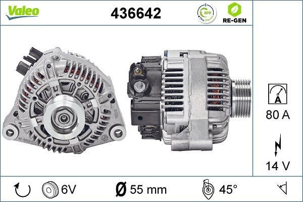 Alternateur VALEO 436642
