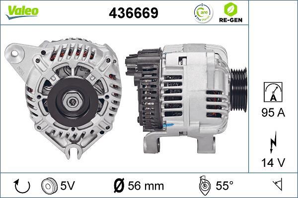 Alternateur VALEO ref. 436669