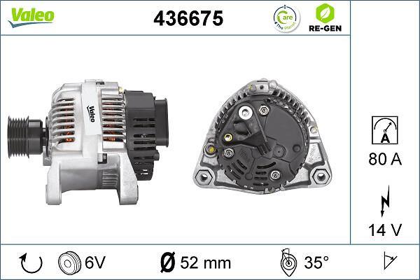 Alternateur VALEO ref. 436675