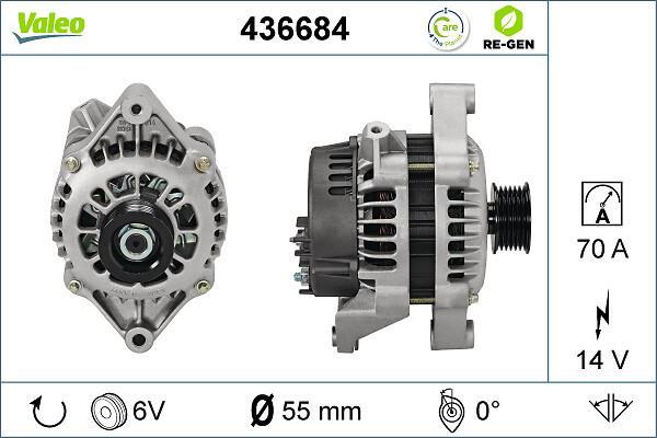 Alternateur VALEO ref. 436684