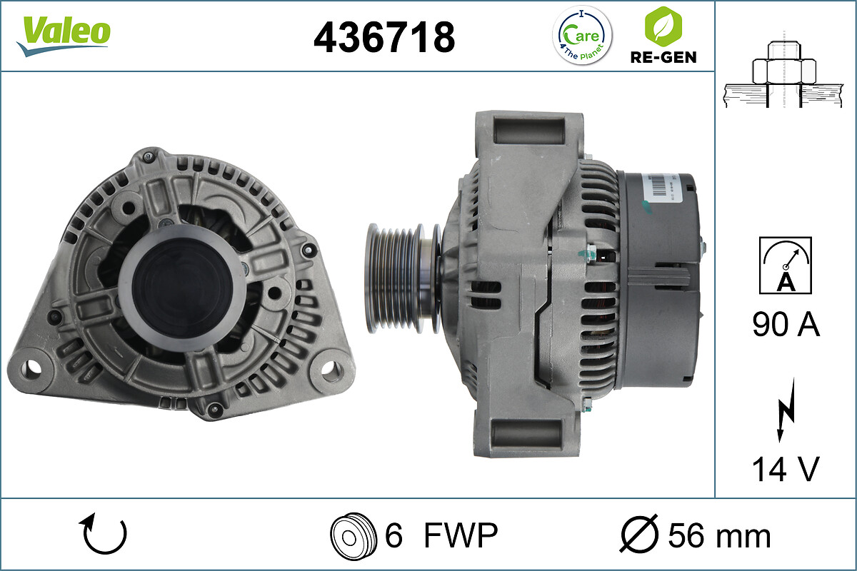 Alternateur VALEO ref. 436718