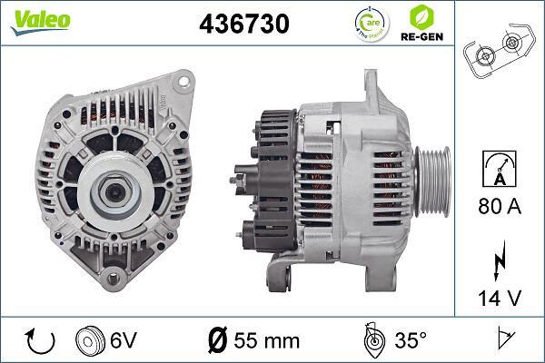 Alternateur VALEO ref. 436730