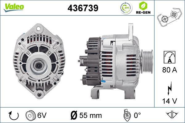 Alternateur VALEO ref. 436739