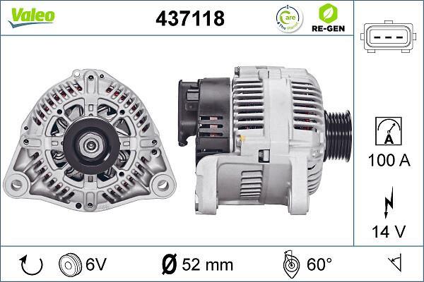 Alternateur VALEO 437118