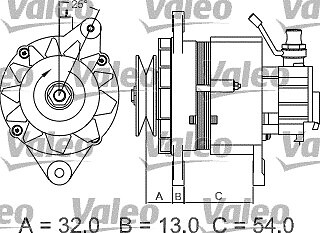 Alternador VALEO ref. 437143