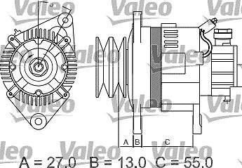 Alternateur VALEO 437147