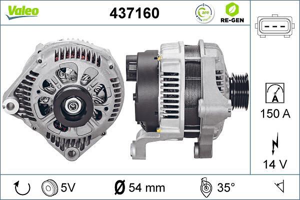Alternateur VALEO ref. 437160