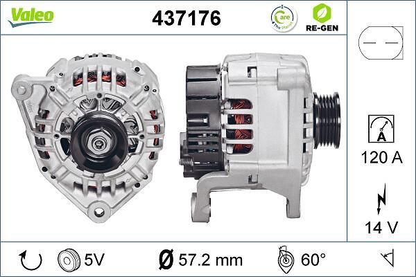 Alternateur VALEO 437176