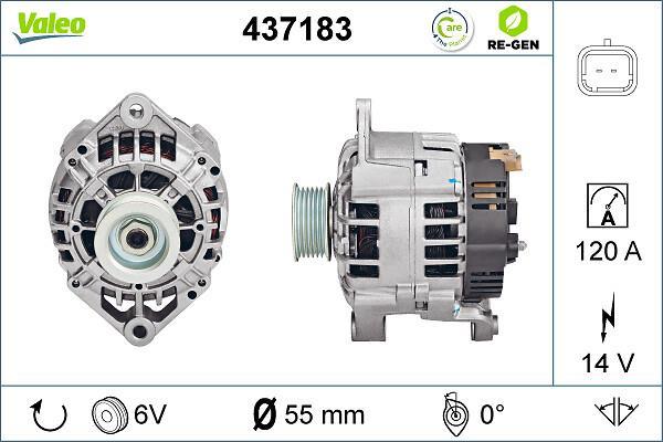 Alternateur VALEO 437183