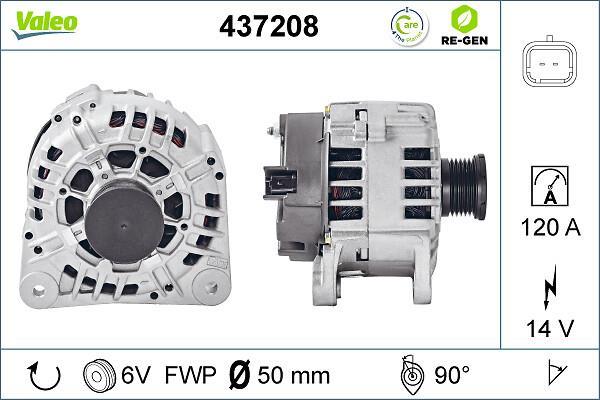 Alternateur VALEO ref. 437208