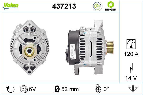 Alternateur VALEO ref. 437213