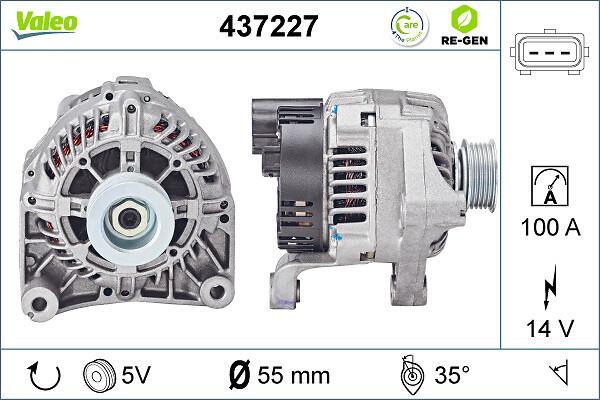 Alternateur VALEO 437227