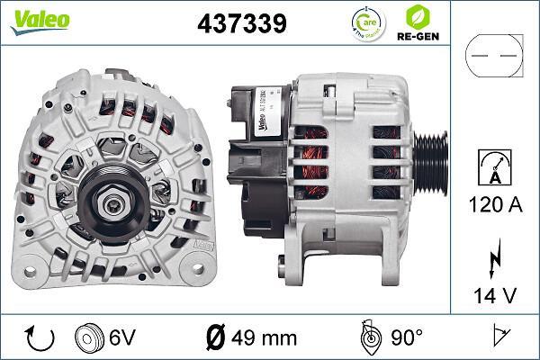 Alternateur VALEO ref. 437339
