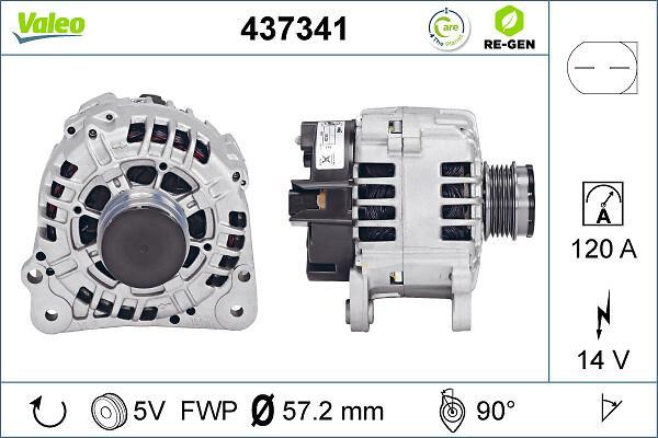 Alternateur VALEO ref. 437341