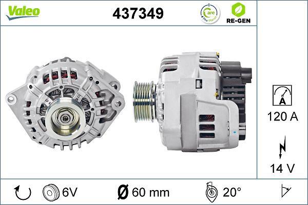 Alternateur VALEO 437349