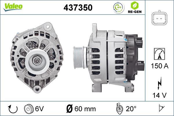 Alternateur VALEO 437350