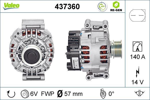 Alternateur VALEO 437360