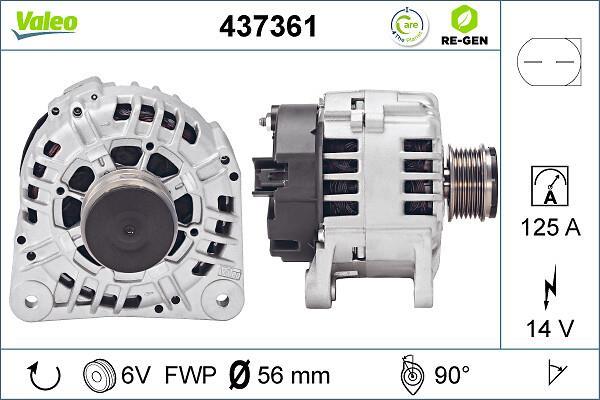 Alternateur VALEO 437361