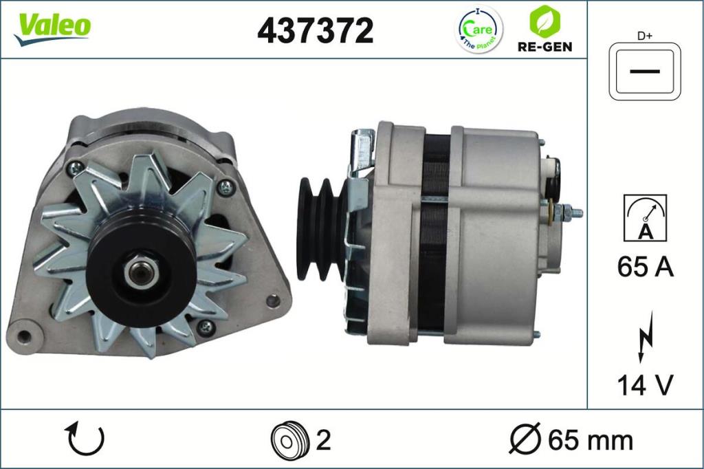 Alternateur VALEO ref. 437372