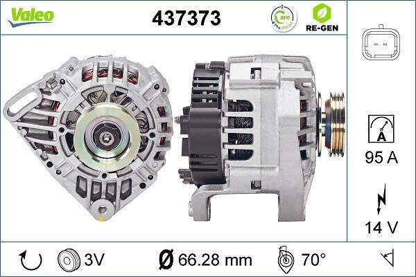 Alternador VALEO ref. 437373