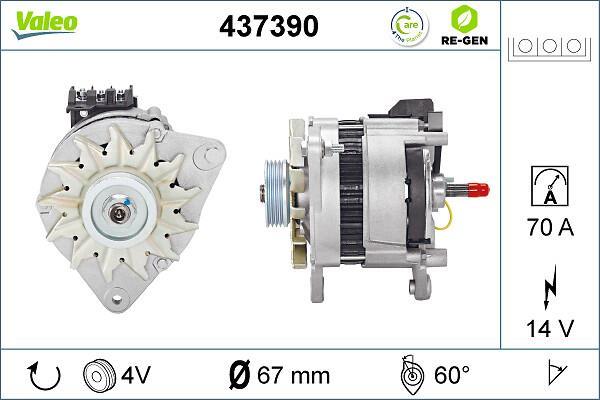 Alternateur VALEO ref. 437390