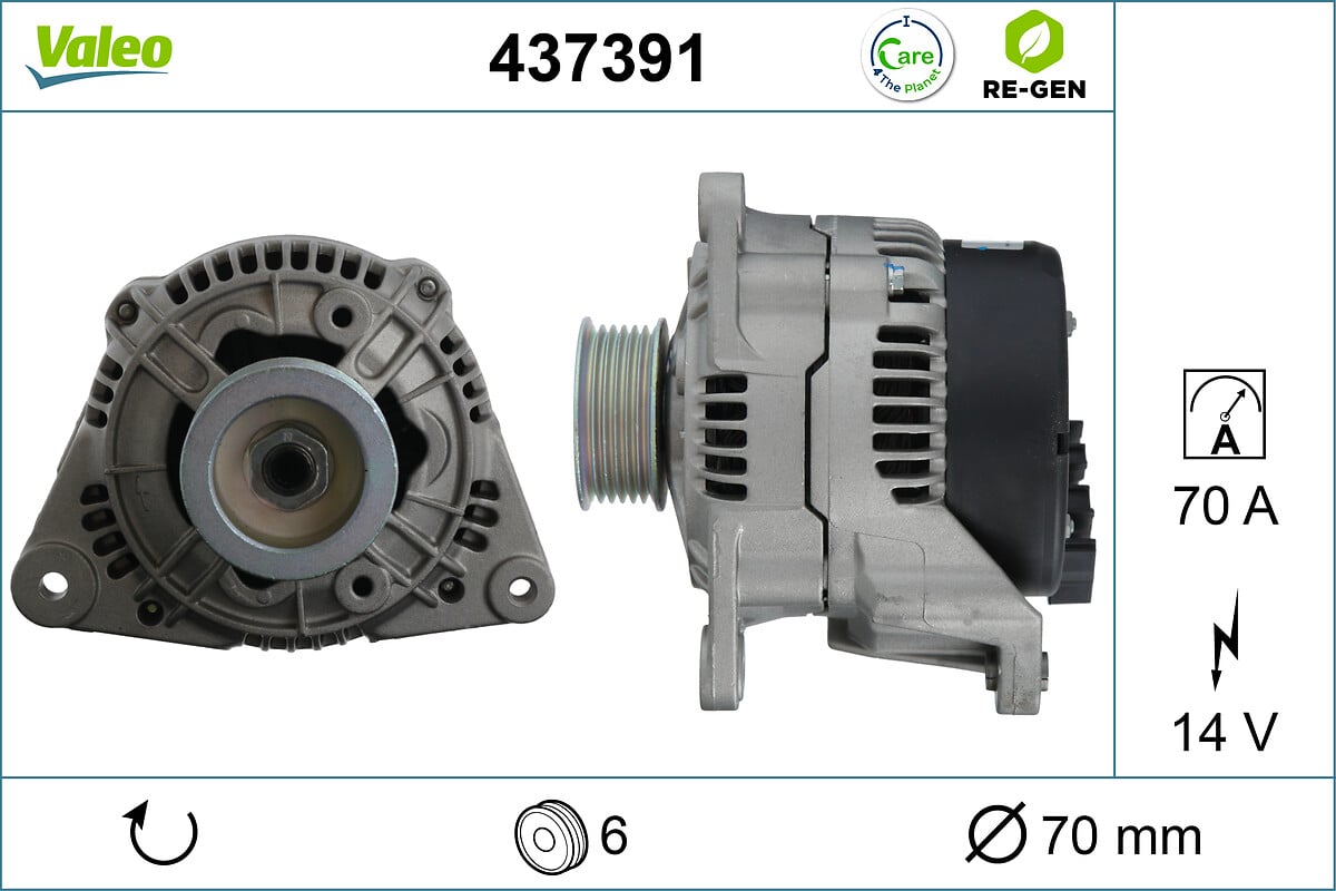 Alternateur VALEO ref. 437391